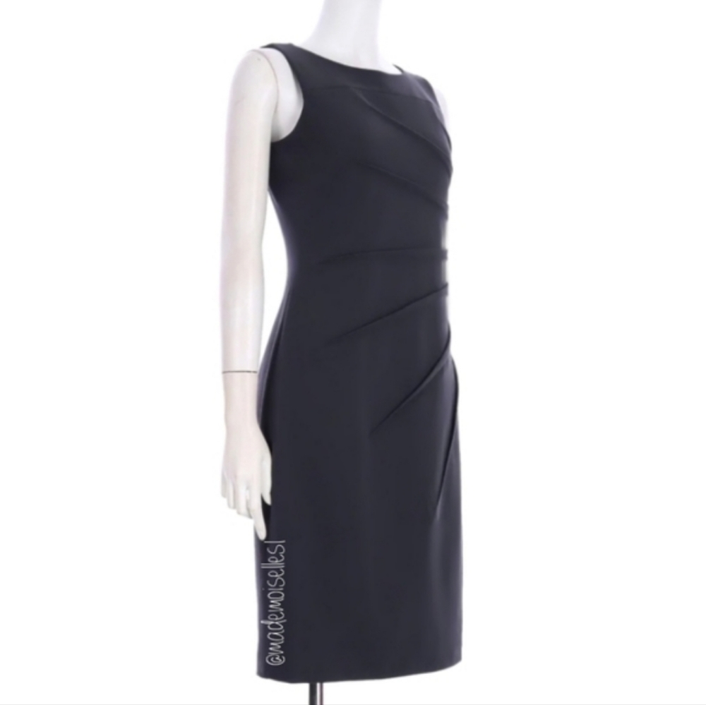 Gray Calvin Klein Sunburst Dress Size 14 - Picture 2 of 4